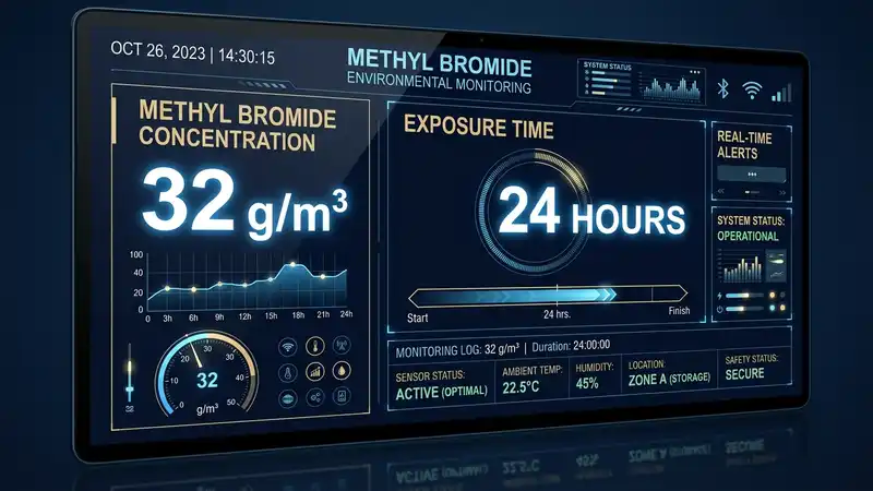 Technische DAFF-Parameter für Dosierung und Einwirkzeit von Methylbromid