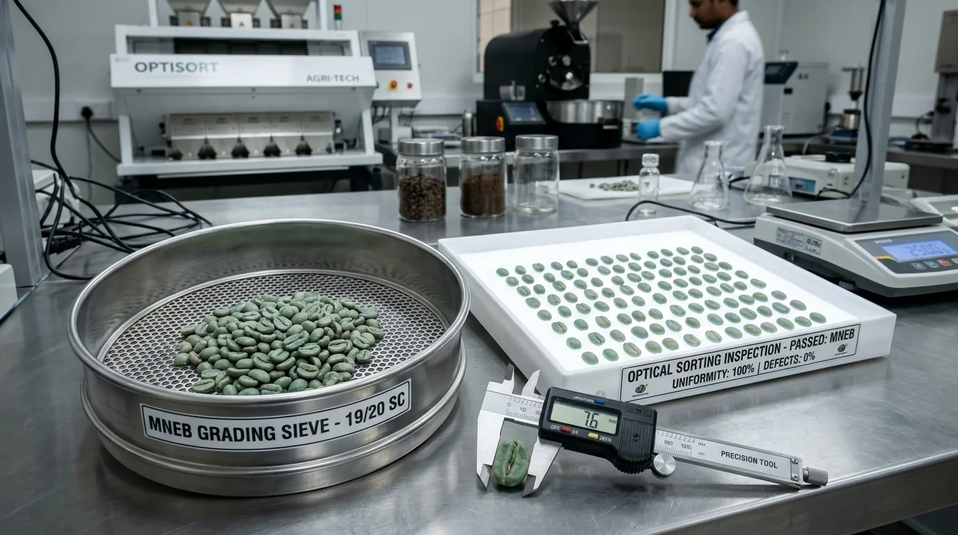 VIS NIR Optical Sortex Quality Control for Mysore Nuggets Extra Bold