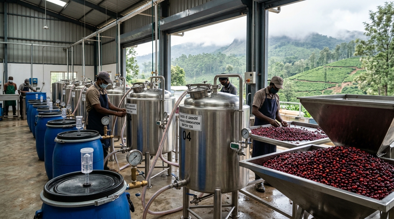 Micro-Lot Sourcing & Experimental Fermentation in Indian Coffee