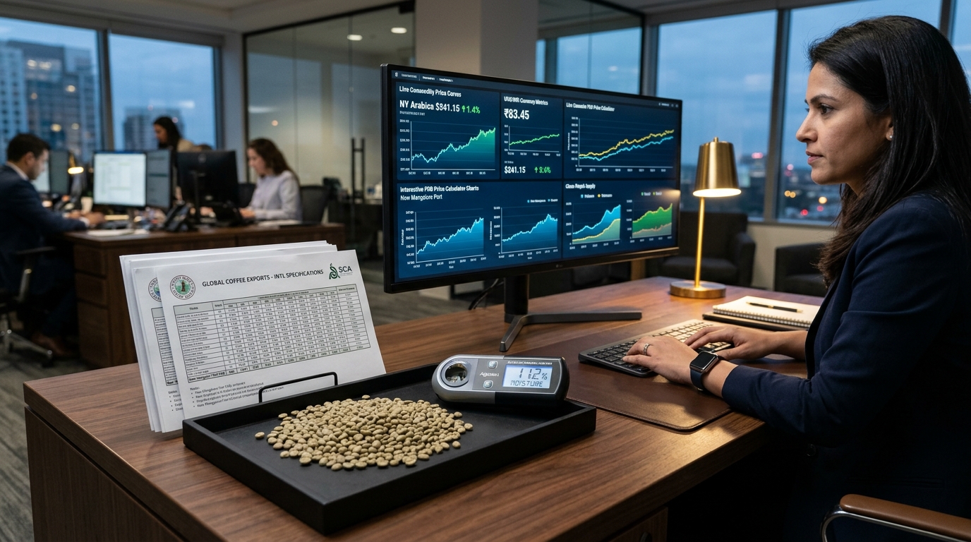 Automated Market Intelligence: Green Coffee FOB Price Calculators