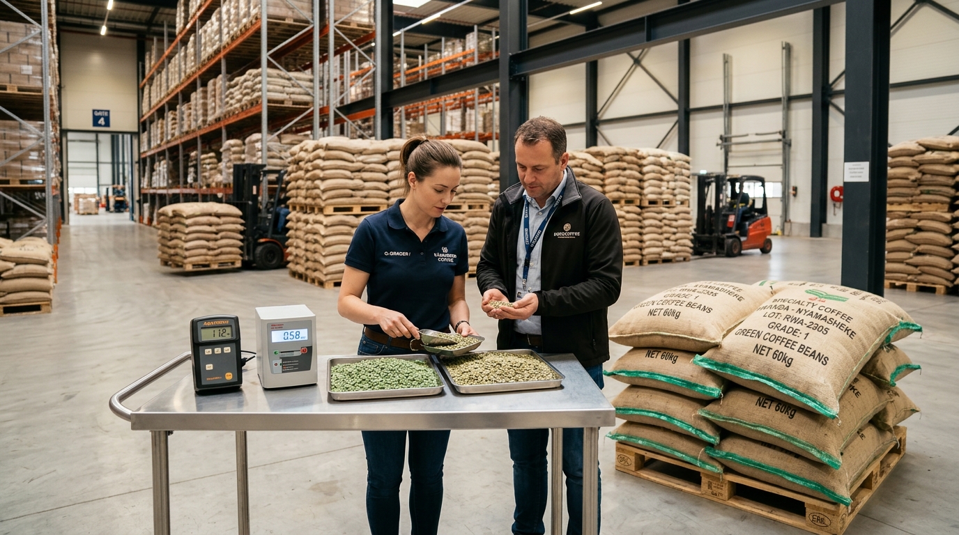 Green Coffee Shelf Life & Global Warehousing Logistics