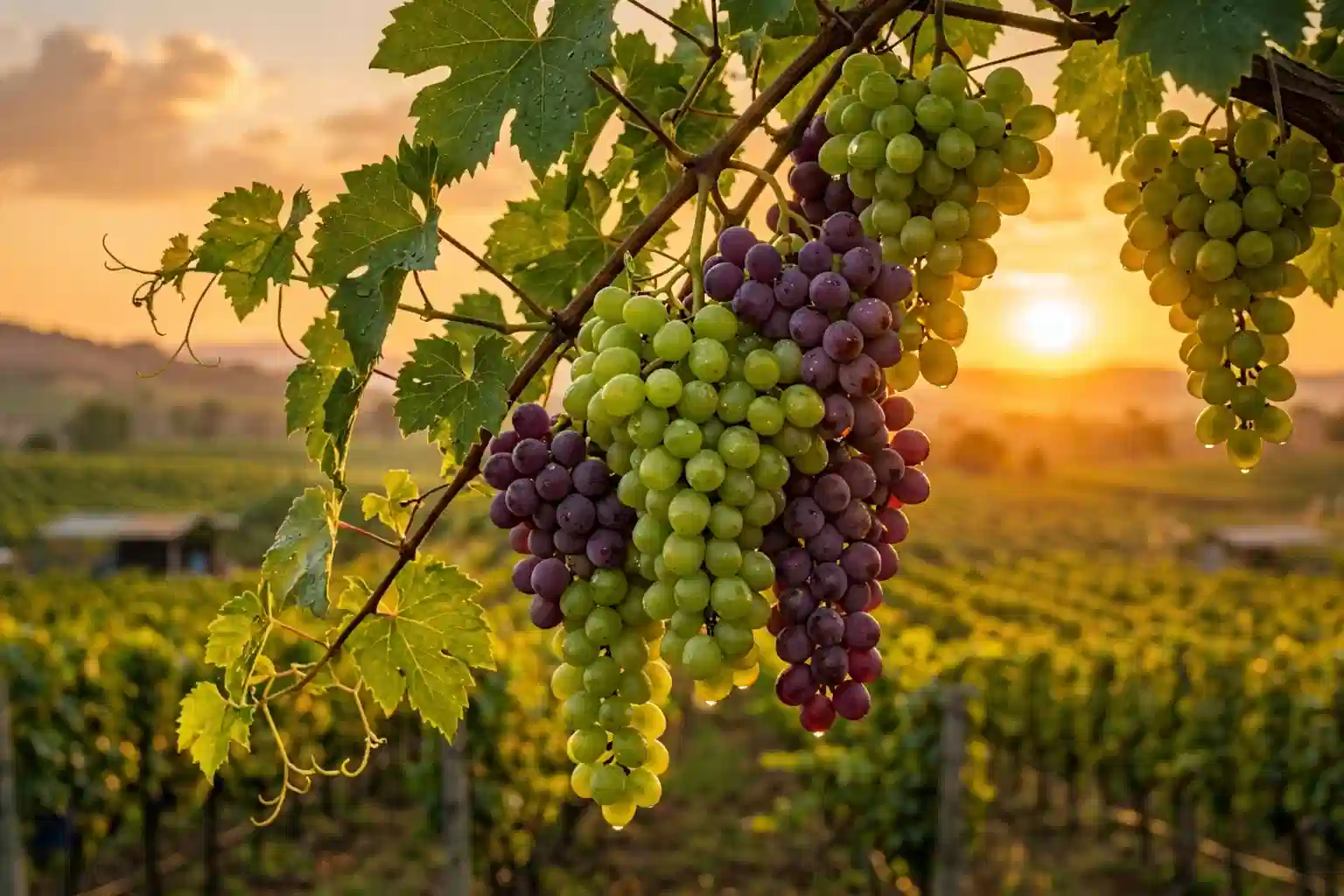 Indian Grapes Thompson Black Export