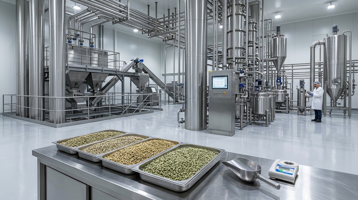 Instant Coffee Manufacturing: Sourcing Soluble Grade Green Coffee